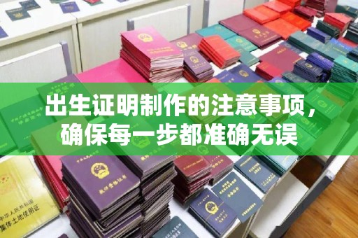 昌吉出生证明制作的注意事项，确保每一步都准确无误