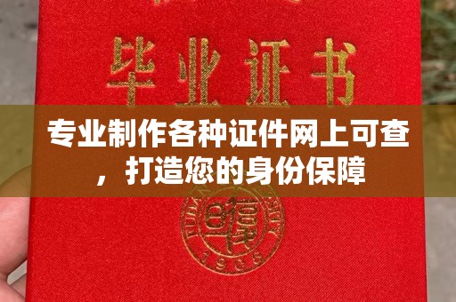 昌吉专业制作各种证件网上可查，打造您的身份保障
