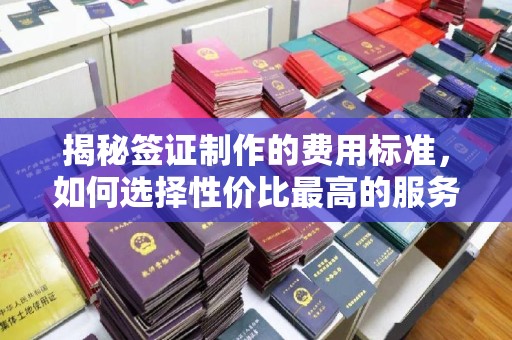 昌吉揭秘签证制作的费用标准，如何选择性价比最高的服务？