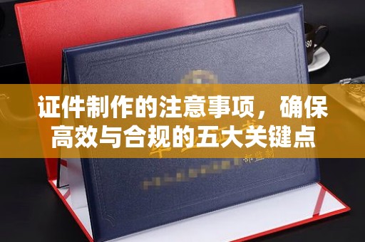 昌吉证件制作的注意事项，确保高效与合规的五大关键点