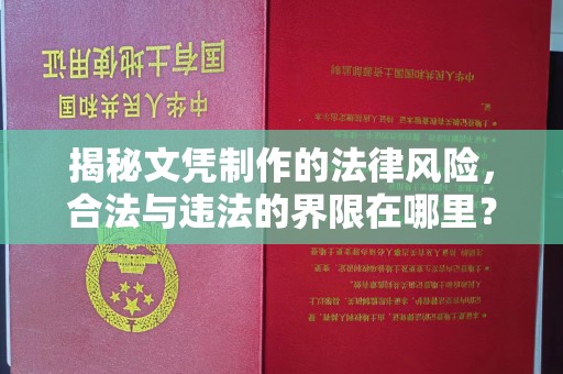 昌吉揭秘文凭制作的法律风险，合法与违法的界限在哪里？
