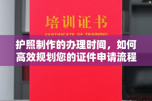 昌吉护照制作的办理时间，如何高效规划您的证件申请流程