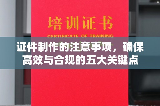 昌吉证件制作的注意事项，确保高效与合规的五大关键点