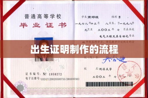昌吉出生证明制作的流程